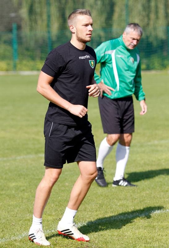 Football. GKS Katowice. Training. 25.01.2015