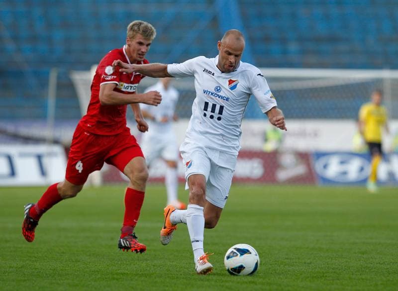Football. SYNOT LIGA. Banik Ostrava - FC Zbrojovka Brno. 22.08.2014