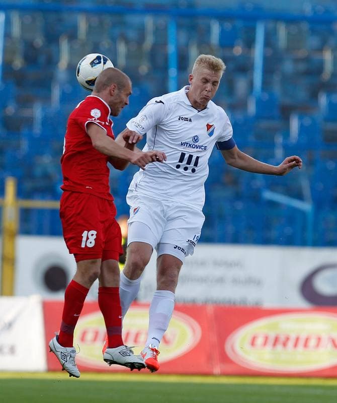 Football. SYNOT LIGA. Banik Ostrava - FC Zbrojovka Brno. 22.08.2014