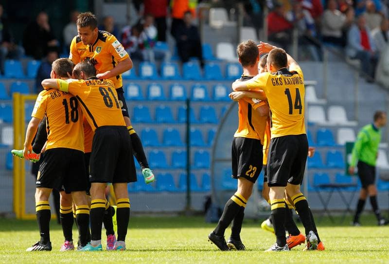 Football. I Liga. Flota Swinoujscie - GKS Katowice. 24.08.2014