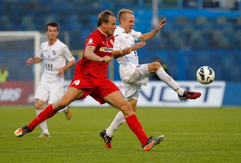 Football. SYNOT LIGA. Banik Ostrava - FC Zbrojovka Brno. 22.08.2014
