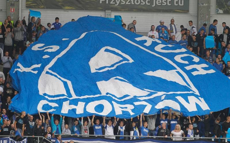Football. UEFA Europa League. Ruch Chorzow - Metalist Kharkiv. 21.08.2014