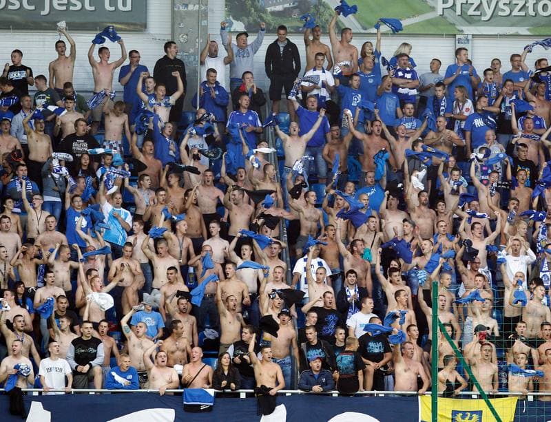 Football. T-Mobile Ekstraklasa. Piast Gliwice - Ruch Chorzow. 16.08.2014