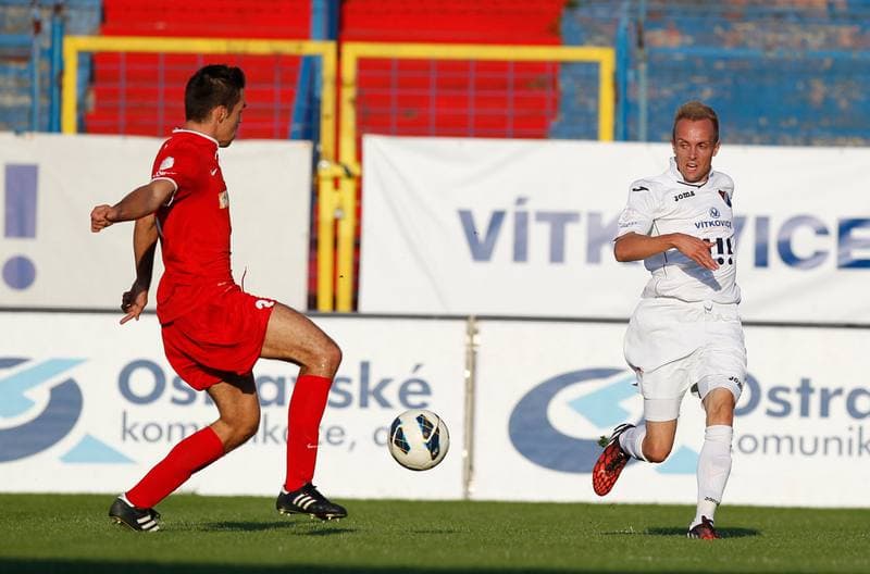 Football. SYNOT LIGA. Banik Ostrava - FC Zbrojovka Brno. 22.08.2014