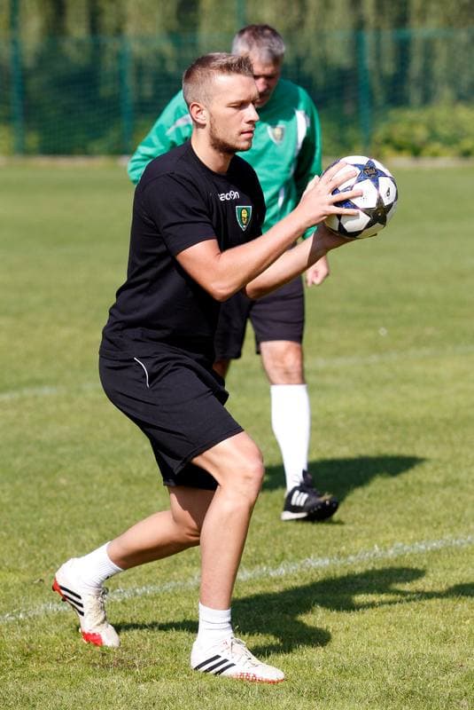 Football. GKS Katowice. Training. 25.01.2015