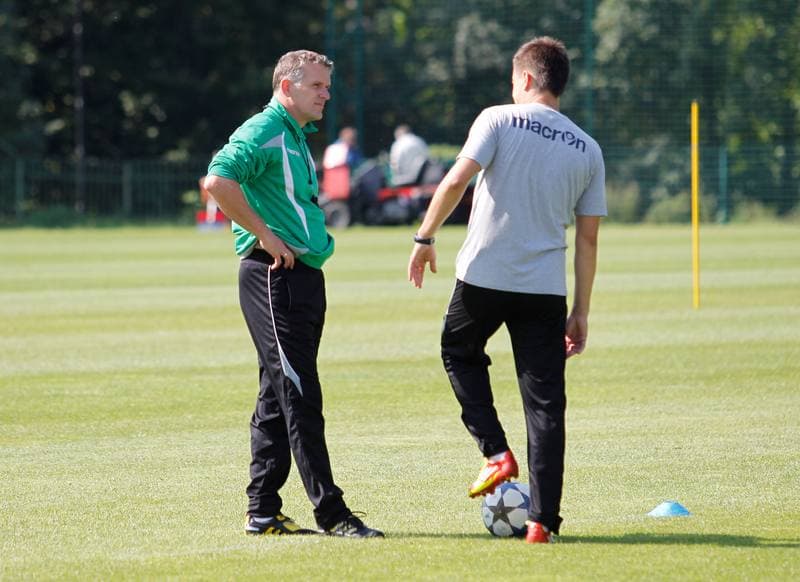 Football. GKS Katowice. Training. 25.01.2015