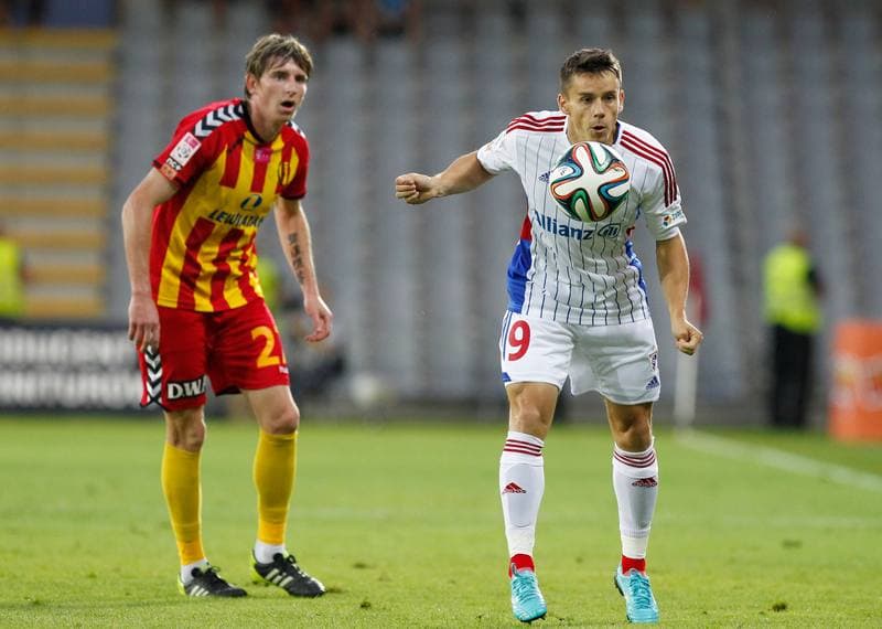 Football. T-Mobile Ekstraklasa. Korona Kielce - Gornik Zabrze. 15.08.2014
