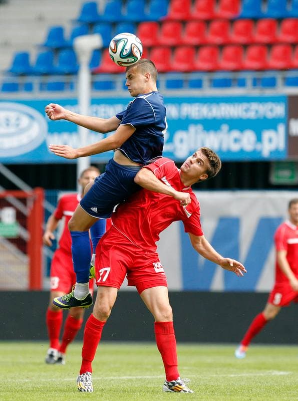 Football. III Liga. Piast II Gliwice - Polonia Bytom. 17.08.2014