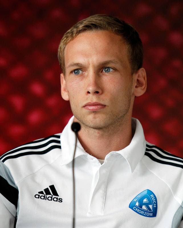 Football. Piast Gliwice. Press Conference. 14.08.2014