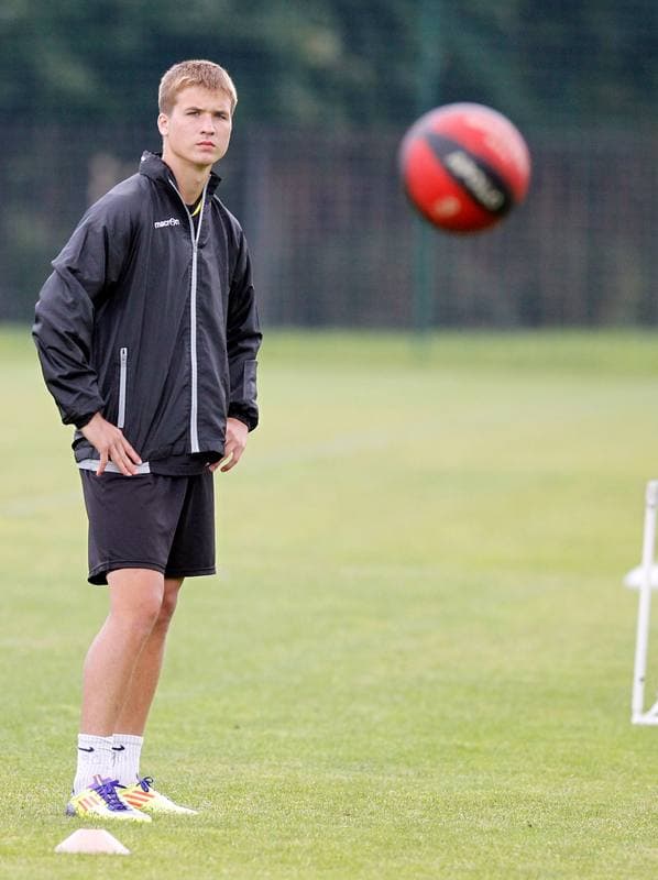 Football. GKS Katowice. Training. 25.01.2015