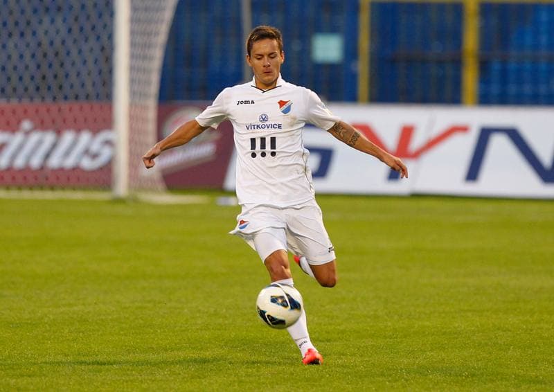 Football. SYNOT LIGA. Banik Ostrava - FC Zbrojovka Brno. 22.08.2014