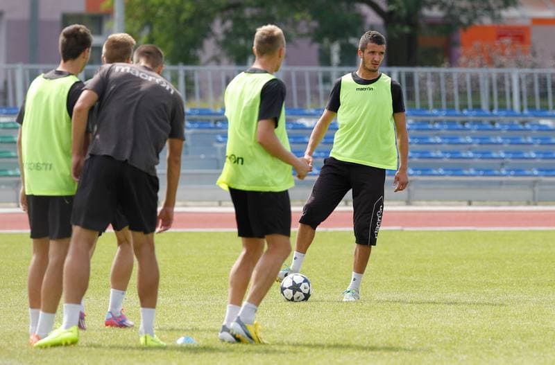 Football. GKS Katowice. Training. 23.08.2014