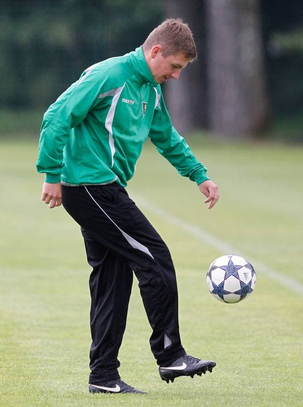 Football. GKS Katowice. Training. 25.01.2015