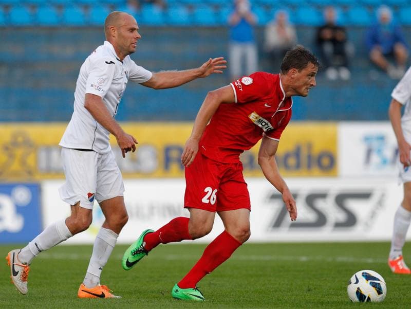 Football. SYNOT LIGA. Banik Ostrava - FC Zbrojovka Brno. 22.08.2014
