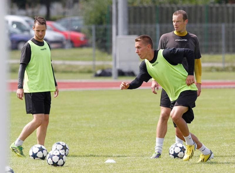 Football. GKS Katowice. Training. 23.08.2014