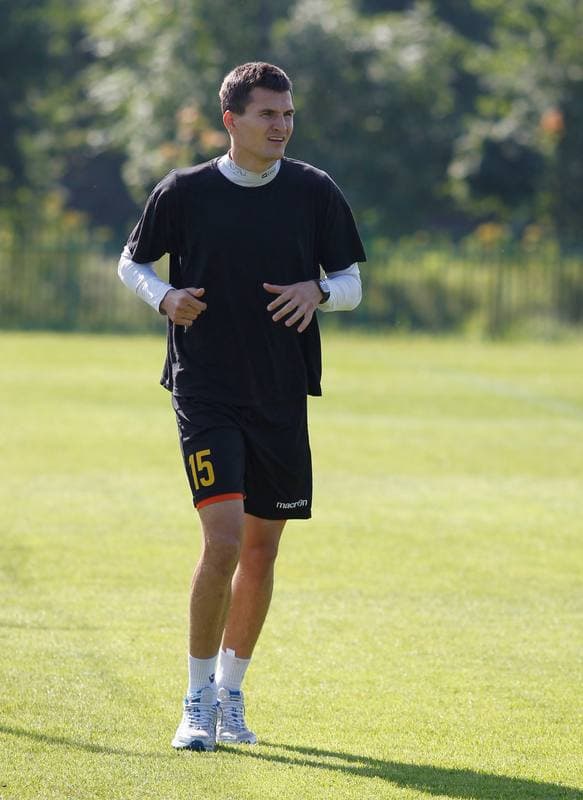 Football. GKS Katowice. Training. 25.01.2015