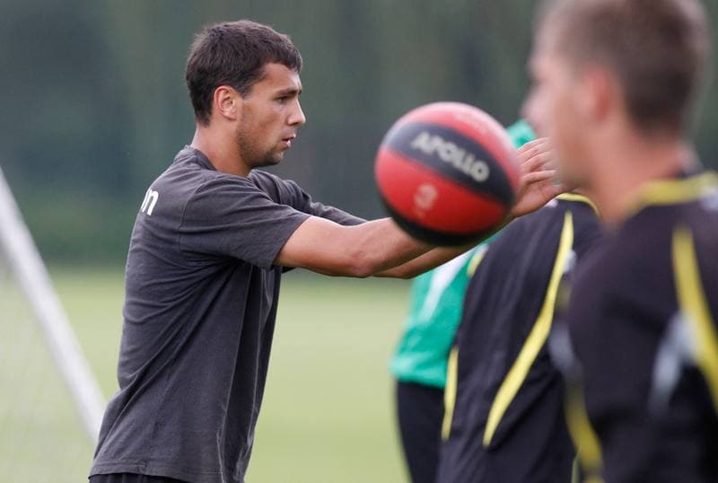 Football. GKS Katowice. Training. 25.01.2015