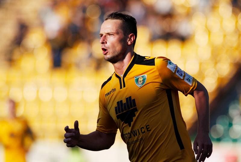 Football. I Liga. GKS Katowice - Termalica Bruk Bet Nieciecza. 21.05.2014
