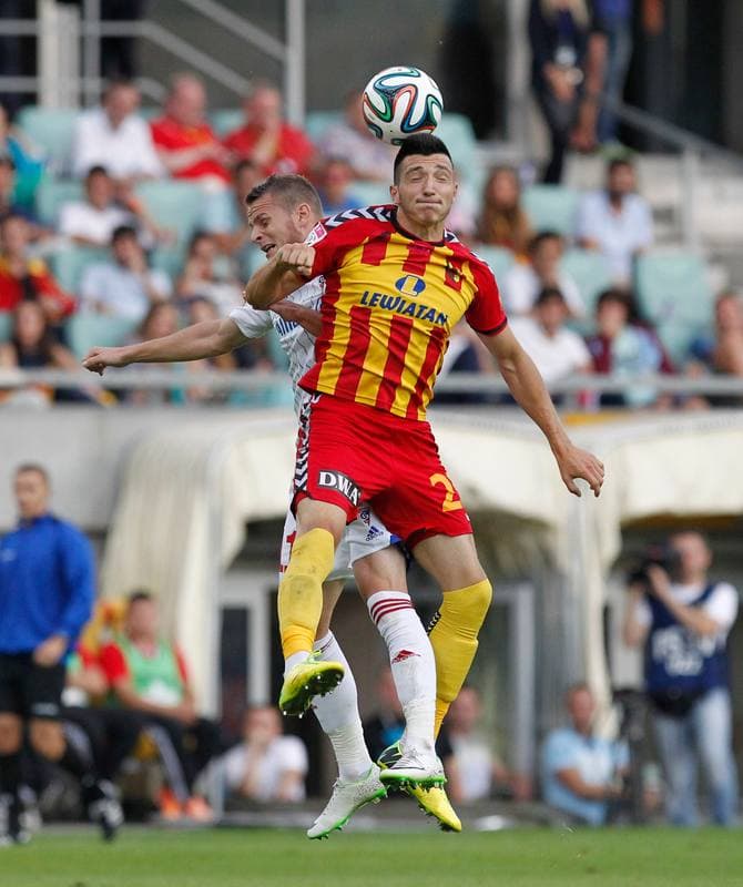 Football. T-Mobile Ekstraklasa. Korona Kielce - Gornik Zabrze. 15.08.2014
