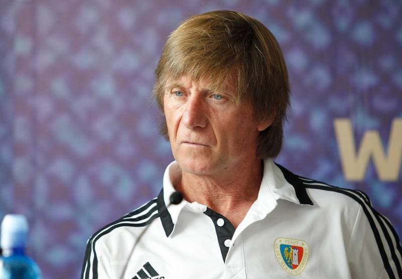 Football. Piast Gliwice. Press Conference. 14.08.2014