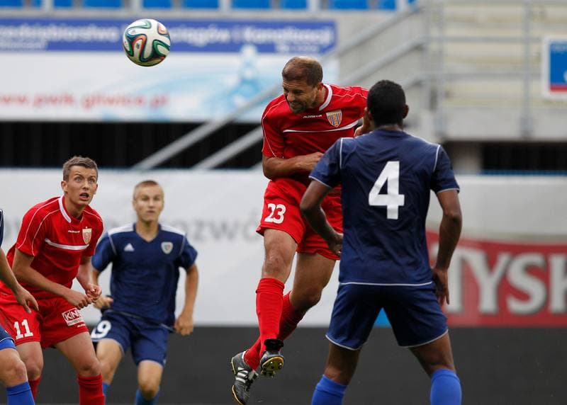 Football. III Liga. Piast II Gliwice - Polonia Bytom. 17.08.2014