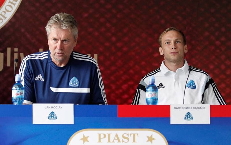 Football. Piast Gliwice. Press Conference. 14.08.2014