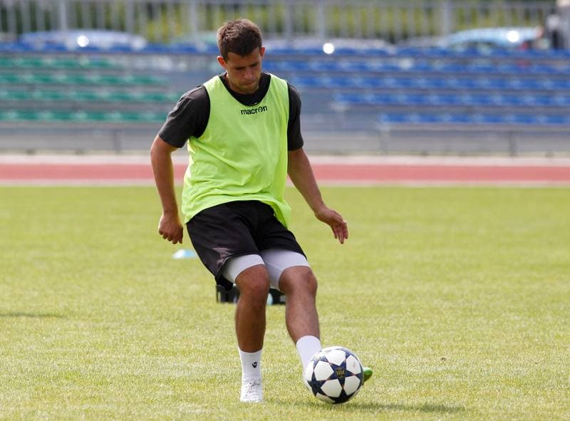 Football. GKS Katowice. Training. 23.08.2014