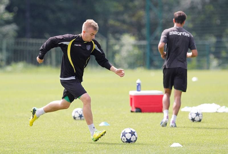 Football. GKS Katowice. Training. 25.01.2015