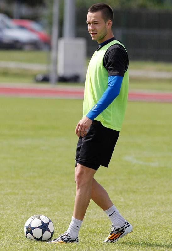 Football. GKS Katowice. Training. 23.08.2014