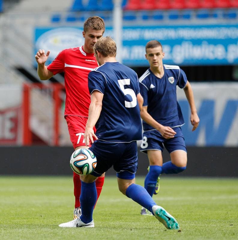 Football. III Liga. Piast II Gliwice - Polonia Bytom. 17.08.2014