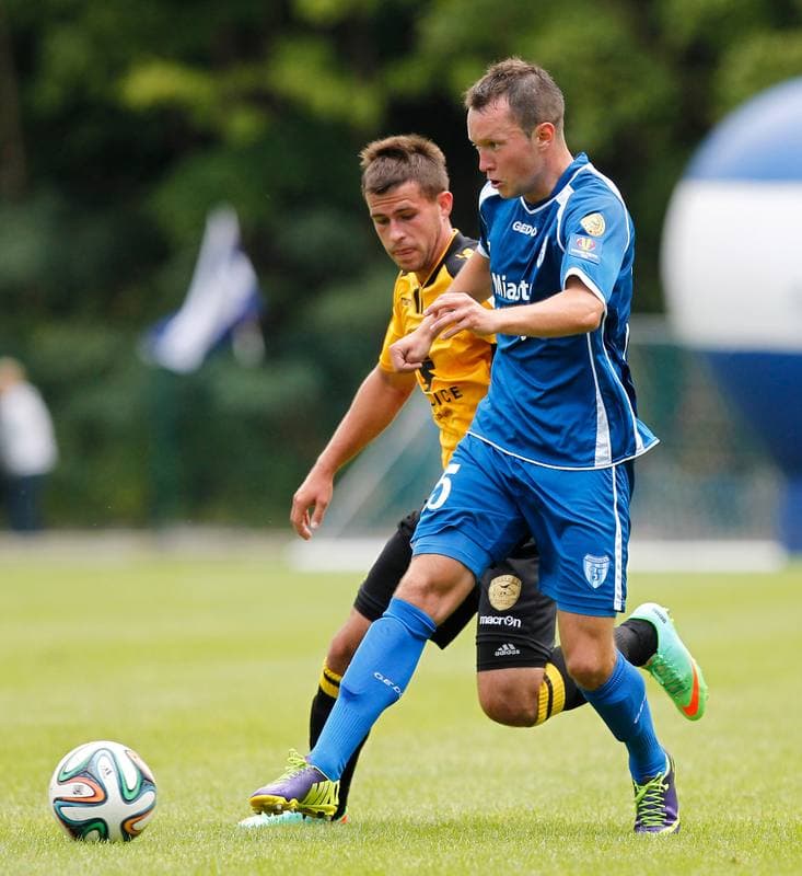 Football. I Liga. Flota Swinoujscie - GKS Katowice. 24.08.2014