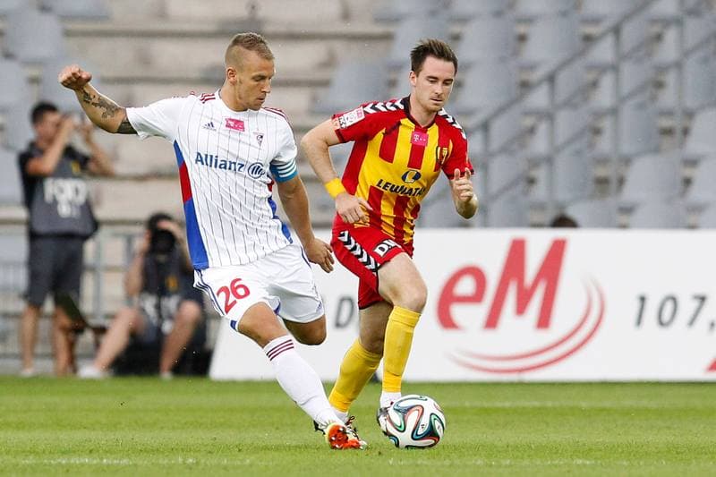 Football. T-Mobile Ekstraklasa. Korona Kielce - Gornik Zabrze. 15.08.2014
