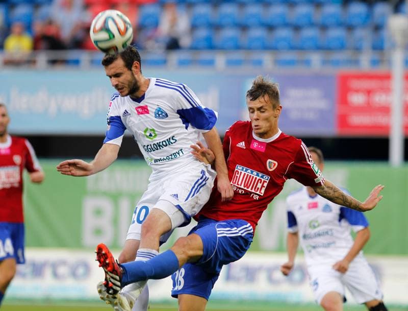 Football. T-Mobile Ekstraklasa. Piast Gliwice - Ruch Chorzow. 16.08.2014