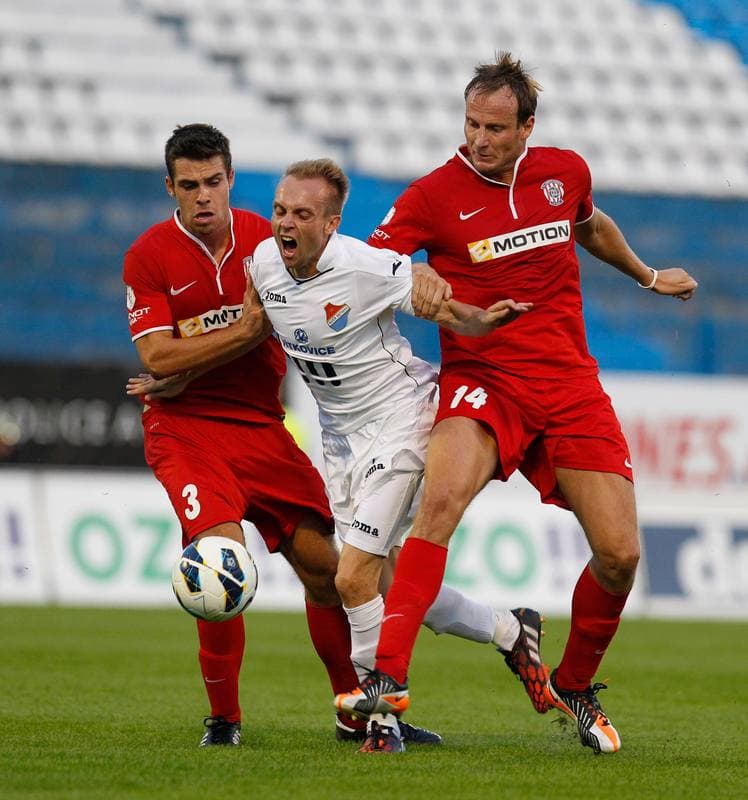 Football. SYNOT LIGA. Banik Ostrava - FC Zbrojovka Brno. 22.08.2014