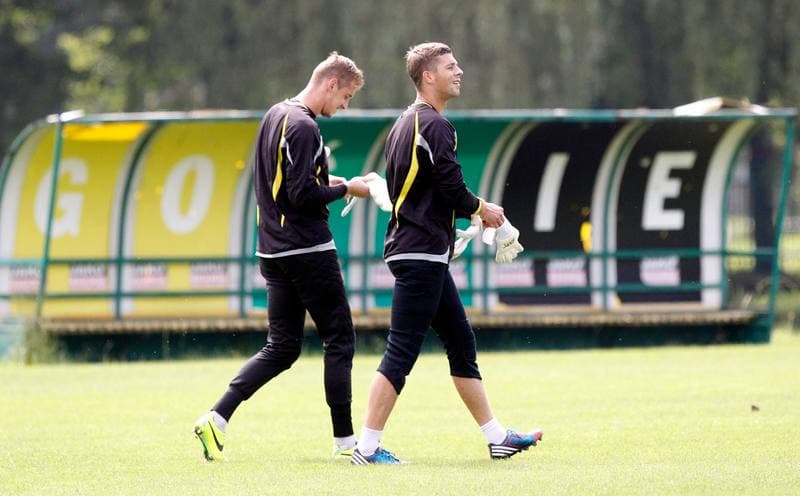 Football. GKS Katowice. Training. 25.01.2015