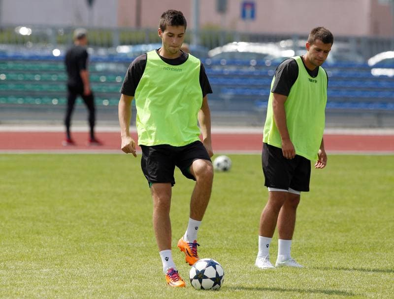 Football. GKS Katowice. Training. 23.08.2014