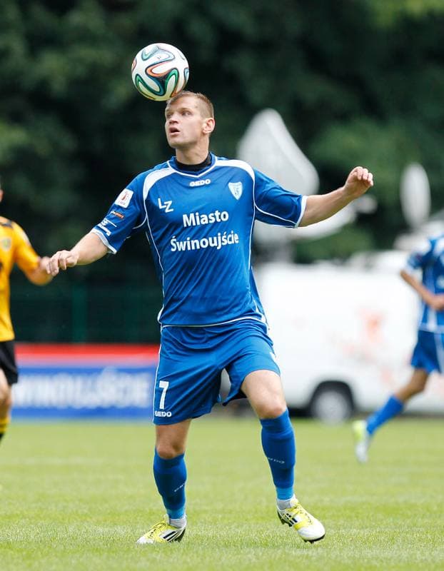 Football. I Liga. Flota Swinoujscie - GKS Katowice. 24.08.2014