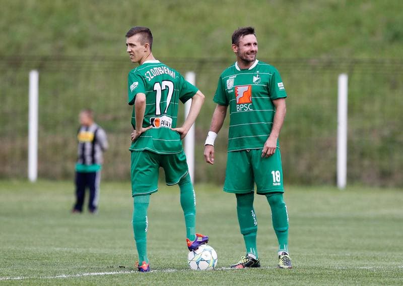 Football. III Liga Opolsko - Slaska. Szombierki Bytom - Rekord Bielsko Biala. 20.08.2014