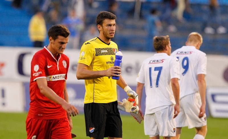 Football. SYNOT LIGA. Banik Ostrava - FC Zbrojovka Brno. 22.08.2014