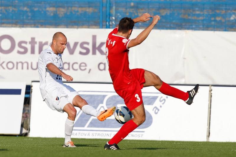 Football. SYNOT LIGA. Banik Ostrava - FC Zbrojovka Brno. 22.08.2014