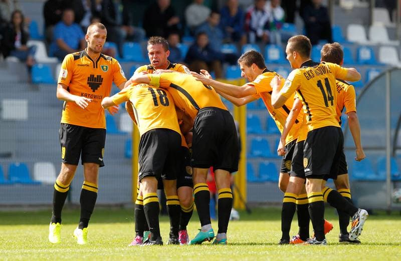 Football. I Liga. Flota Swinoujscie - GKS Katowice. 24.08.2014