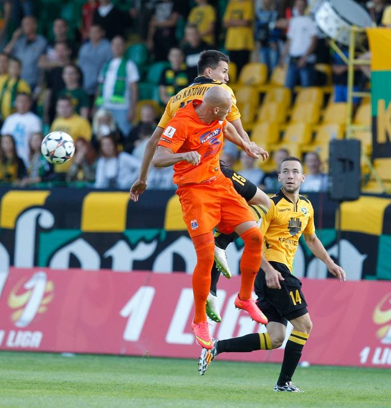 Football. I Liga. GKS Katowice - Termalica Bruk Bet Nieciecza. 21.05.2014