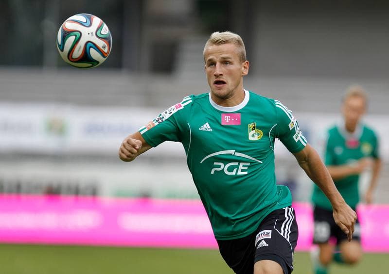 Football. T-Mobile Ekstraklasa. Podbeskidzie Bielsko Biala - GKS Belchatow. 18.08.2014