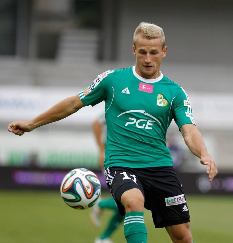 Football. T-Mobile Ekstraklasa. Podbeskidzie Bielsko Biala - GKS Belchatow. 18.08.2014
