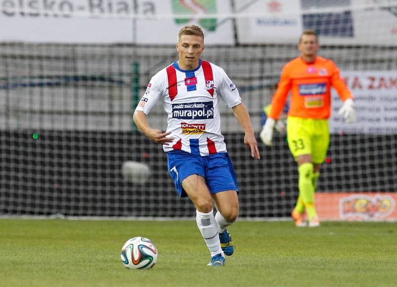 Football. T-Mobile Ekstraklasa. Podbeskidzie Bielsko Biala - GKS Belchatow. 18.08.2014