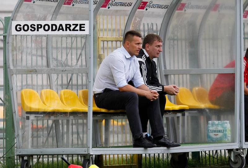 Football. T-Mobile Ekstraklasa. Podbeskidzie Bielsko Biala - GKS Belchatow. 18.08.2014