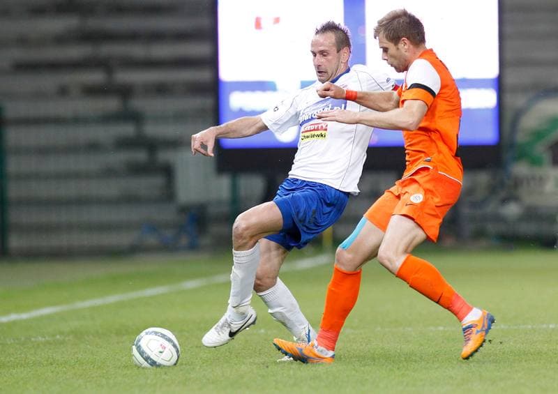 Football. T-Mobile Ekstraklasa. Podbeskidzie Bielsko Biala - Zaglebie Lubin. 27.05.2014