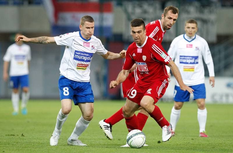 Football. T-Mobile Ekstraklasa. Piast Gliwice - Podbeskidzie Bielsko Biala. 31.05.2014