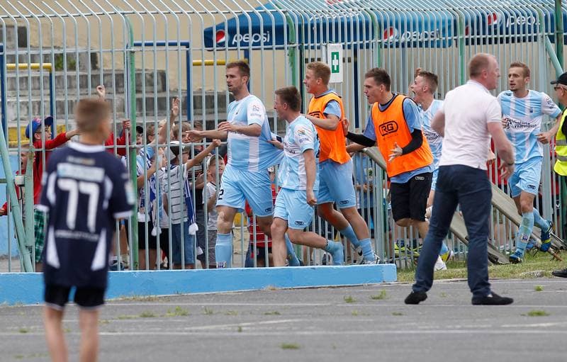 Football. I Liga. Stomil Olsztyn - GKS Katowice. 25.05.2014