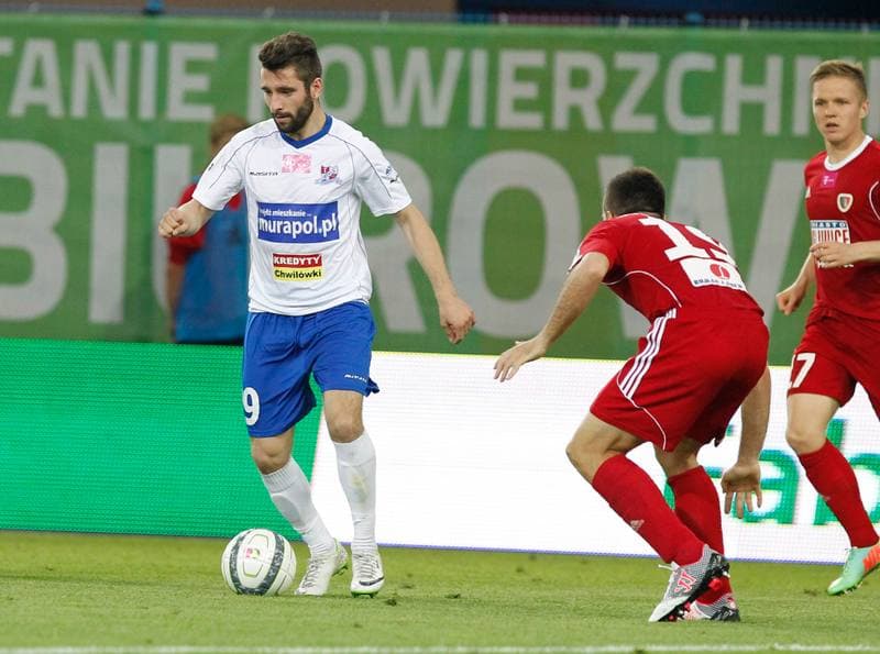 Football. T-Mobile Ekstraklasa. Piast Gliwice - Podbeskidzie Bielsko Biala. 31.05.2014